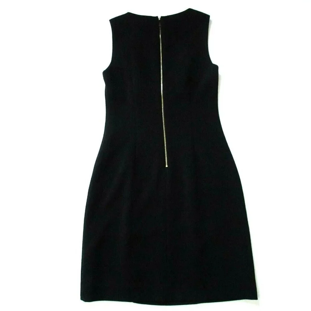 NWT kate spade Floral Cluster Diana in Black Jewel Embellished Crepe Dress 4
